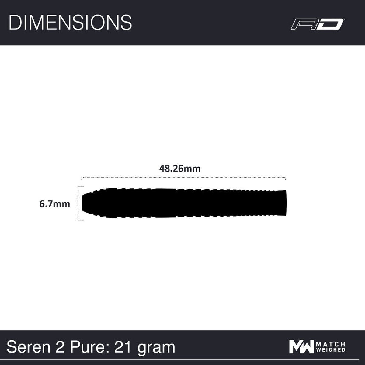 Red Dragon Seren Pure 2 90% - Dartpijlen