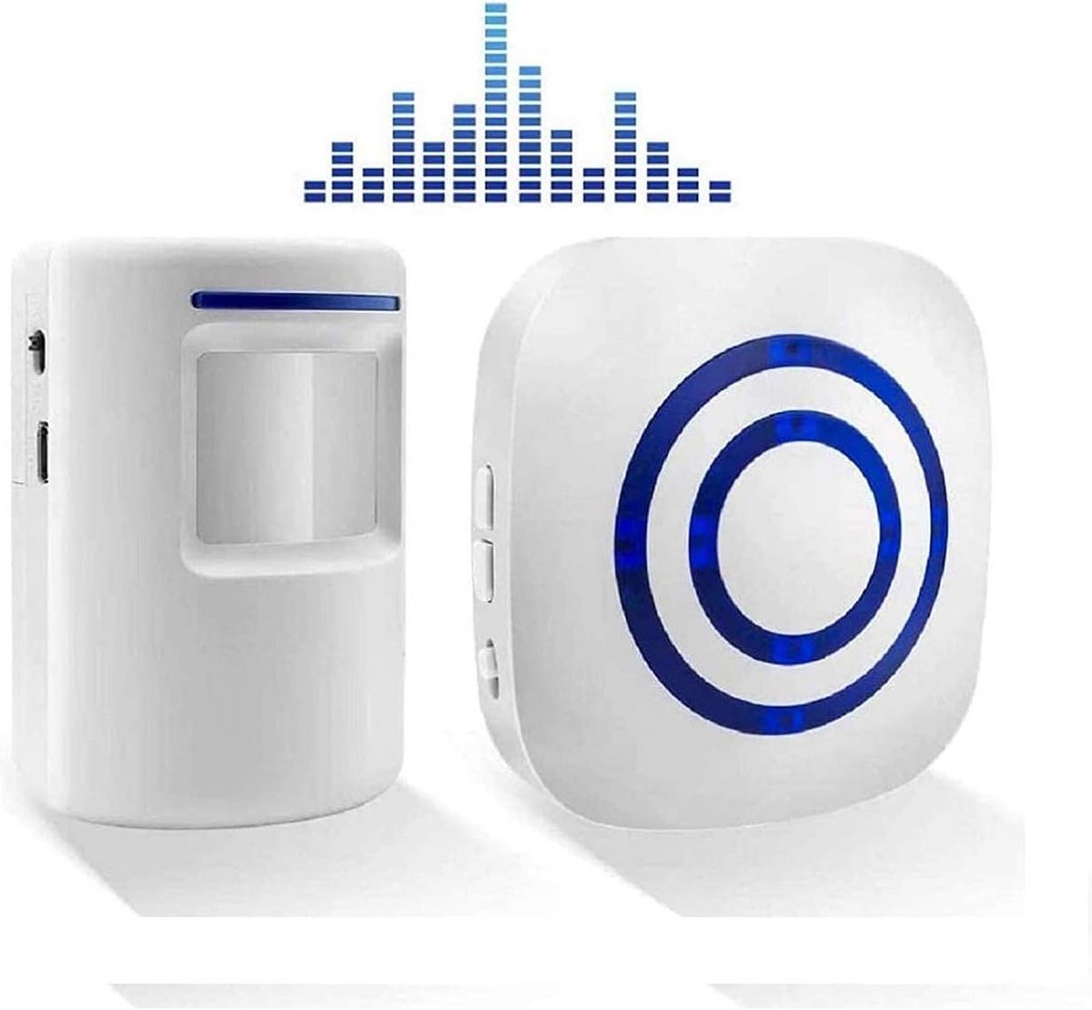 Draadloze Bewegingsmelder met Deurbel Functionaliteit - Infrarood Sensor & Plug-in Ontvanger