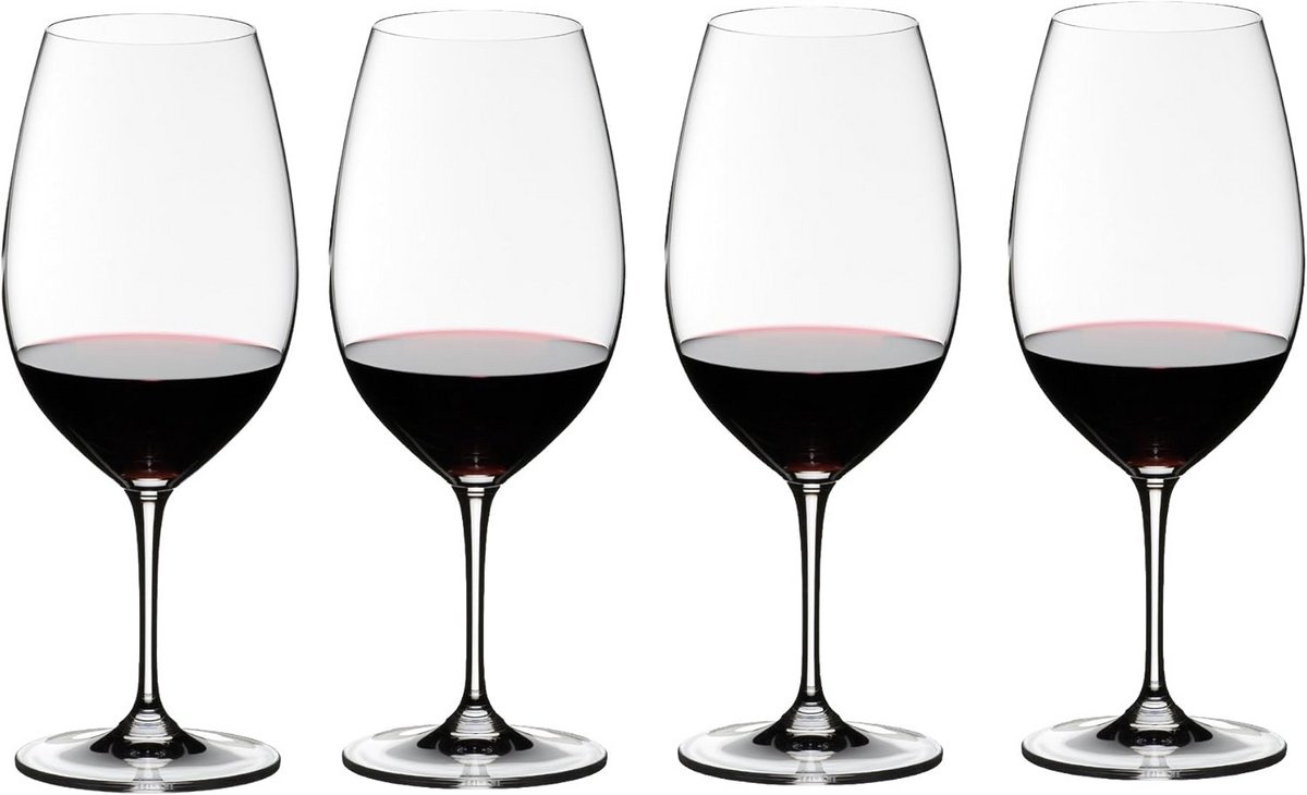 Set van 4 Professionele Syrah Shiraz Rode Wijnglazen 790 ml - Vaatwasmachinebestendig