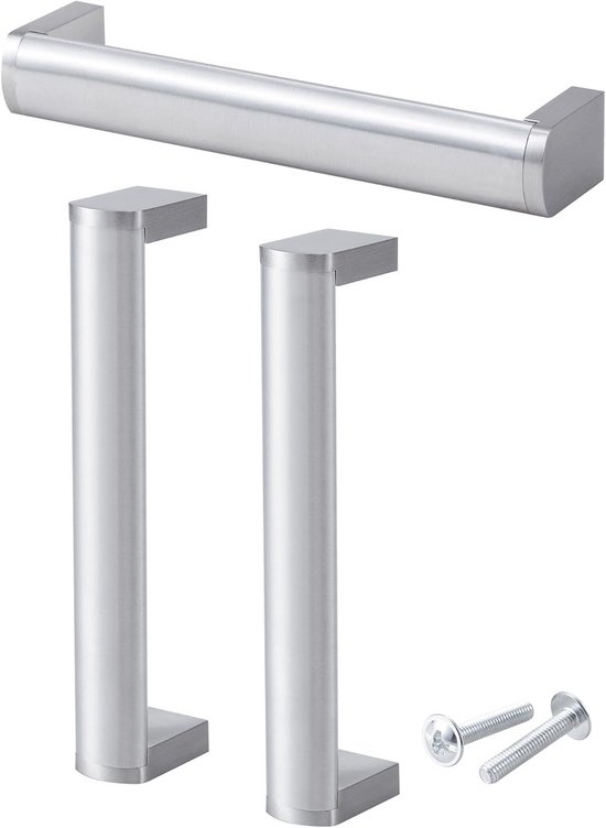 keukendeurgrepen, ladegrepen, Badkamerkasthandgrepen Ladegrepen Meubelgrepen Roestvrijstalen kast Trekt Kast T-stanggreep for kledingkast Keuken 1 stuks (Kleur: B, Maat: 160 mm) (Color : Hole Pitch