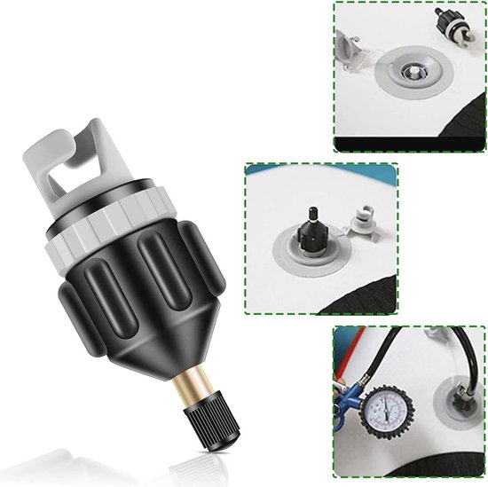 Rubberboot adapter voor opblazen, sup pomp en ventieladapter voor kajak en opblaasbare boten — afbeelding 4
