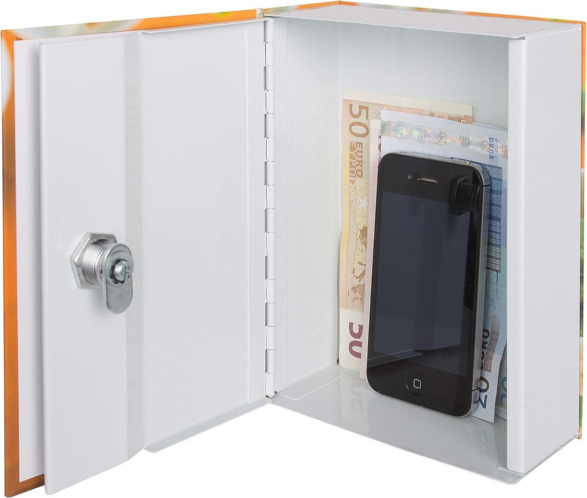 Geldcassette vermomd als voedselcontainer – Meerkleurig, 137 x 188 x 68 mm