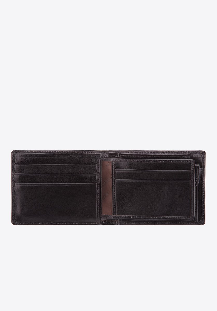 Wittchen Arizona Serie - Lederen Portemonnee - Zwart - RFID Bescherming - Calfskin
