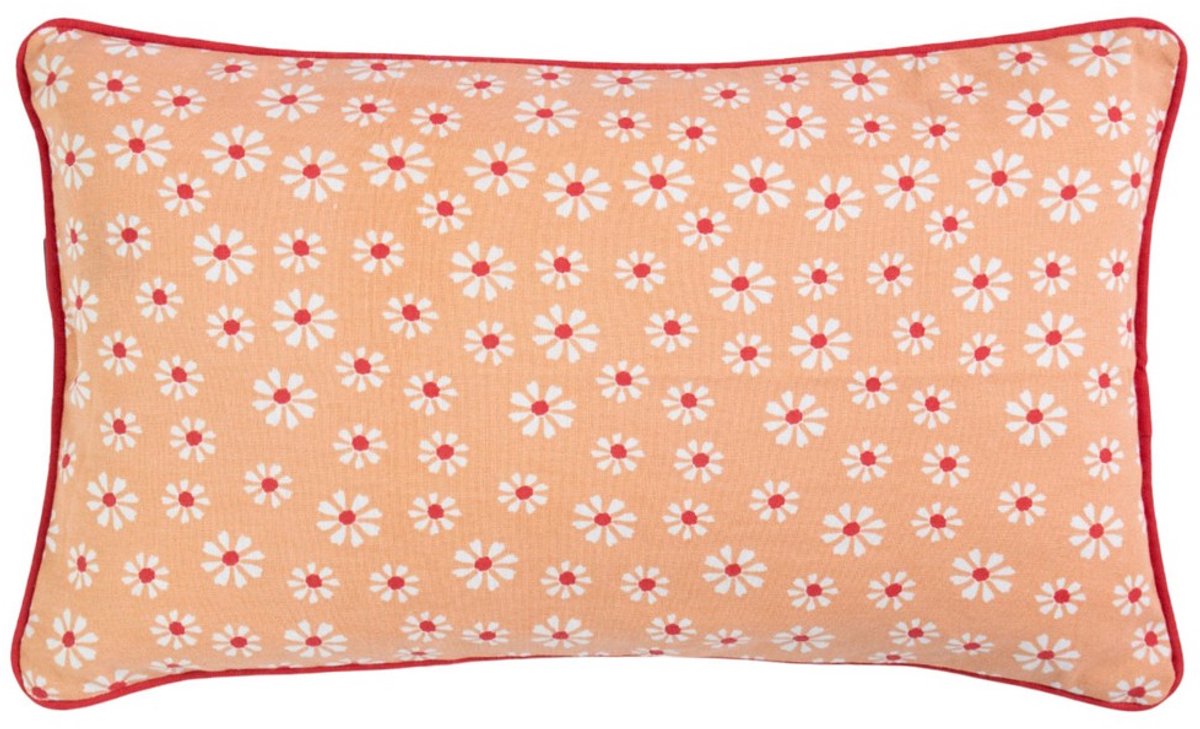 Mars & More Daisy Flowers Kussen oranje 30x50cm