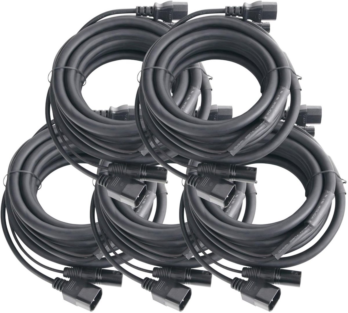 Hybride DMX Kabel 5m met Stroom Voor Lichteffecten