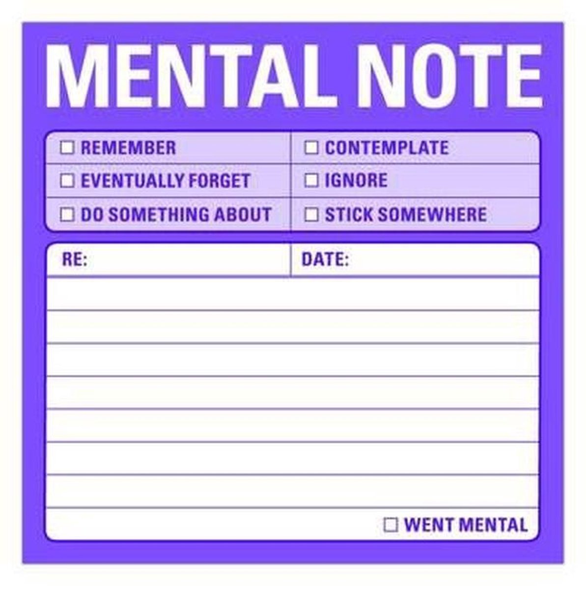 Mental Note - Geheugensteuntje Blokje