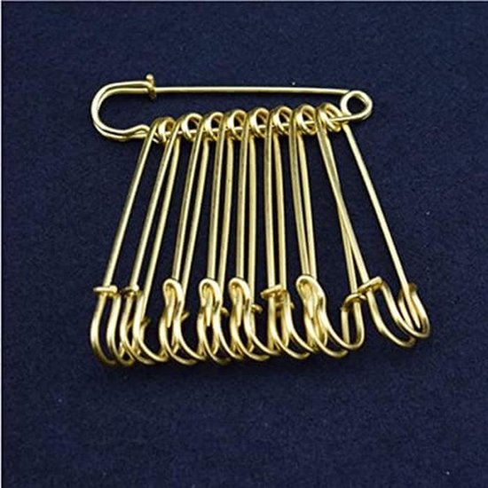Fako Bijoux® - Grote Veiligheidsspeld - Sierspeld - Sjaalspeld - Classic - Ponchospeld - 75mm - 30 Stuks - Zilver Fako Bijoux® - Grote Veiligheidsspeld - Sierspeld - Sjaalspeld - Classic - Ponchospeld - 75mm - 30 Stuks - Zilver