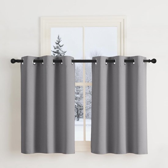 DWCN Ruimteverdeler gordijn, ondoorzichtig, H213xB254cm, thermogordijn, extra brede gordijnen, hangend, ruimteverdeler gordijnen, ondoorzichtig, ruimteverdeler hangend, woonkamer gordijnen met