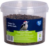 CJ Wildlife - 600g Gedroogde Calciumwormen - Tuinvogelvoer - Hoge Eiwitwaarde - Vrij van Zout en Toxines