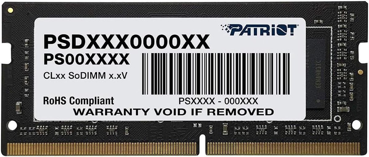 16GB DDR4 3200MHz Geheugenmodule voor laptops (SODIMM)