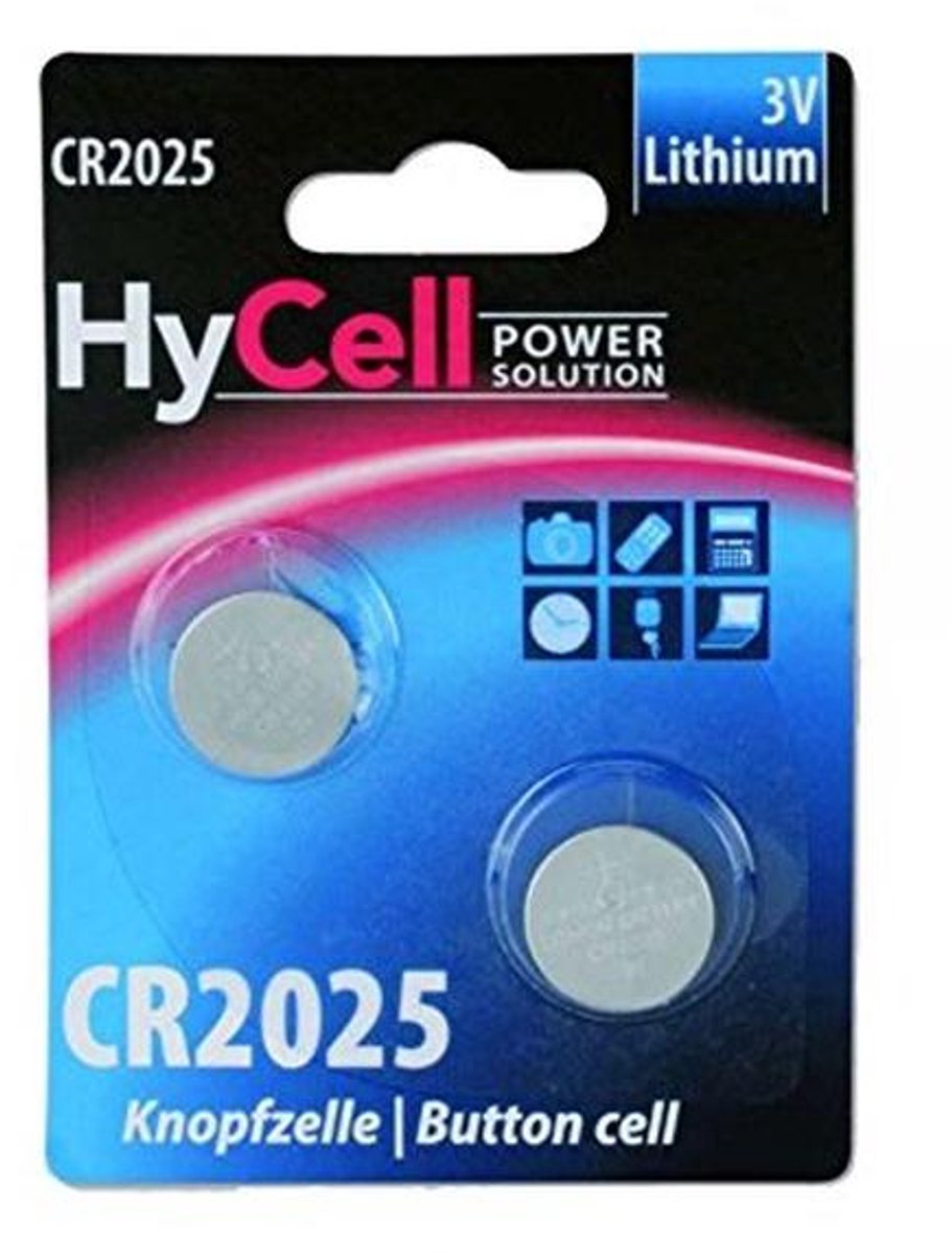 Lithium Knoopcel CR2016 en CR2025 - 2 Stuks voor Diverse Toepassingen
