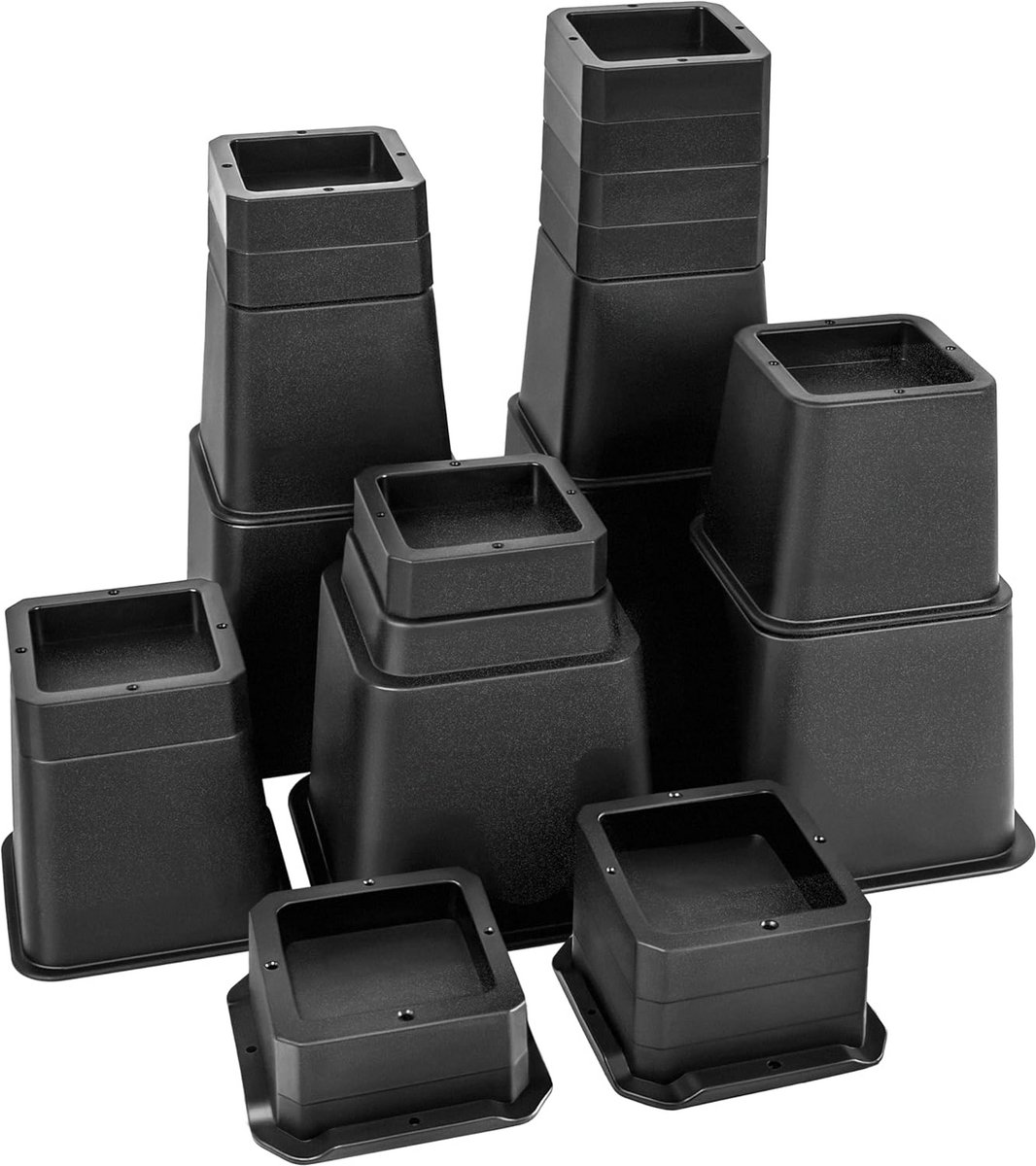 Verstelbare bedverhogers 30 cm - Meubelverhogingen tot 27 kg