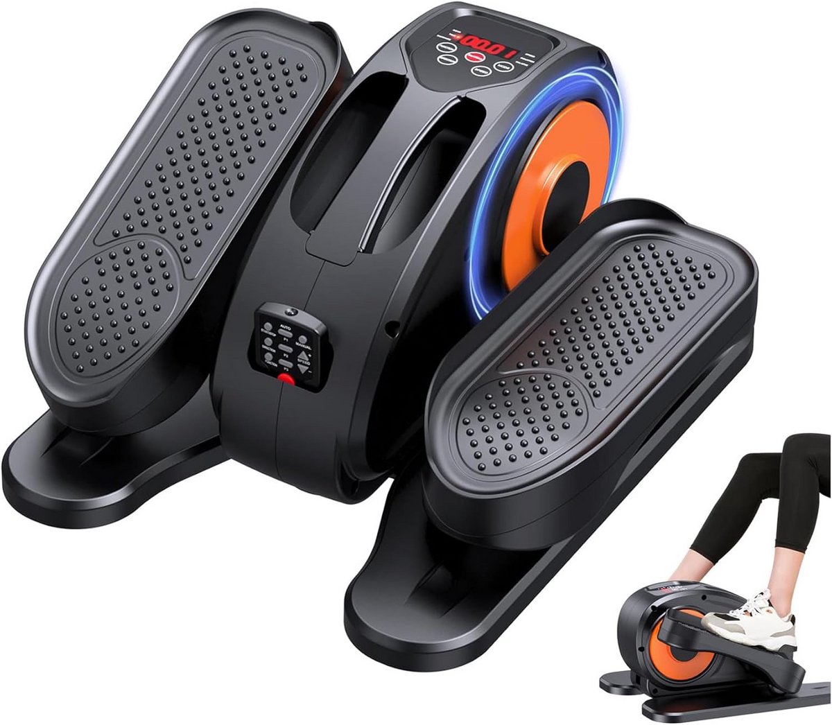 Elektrische Elliptische Trainer voor Onder Bureau - Stille Pedaalking met 12 Snelheden