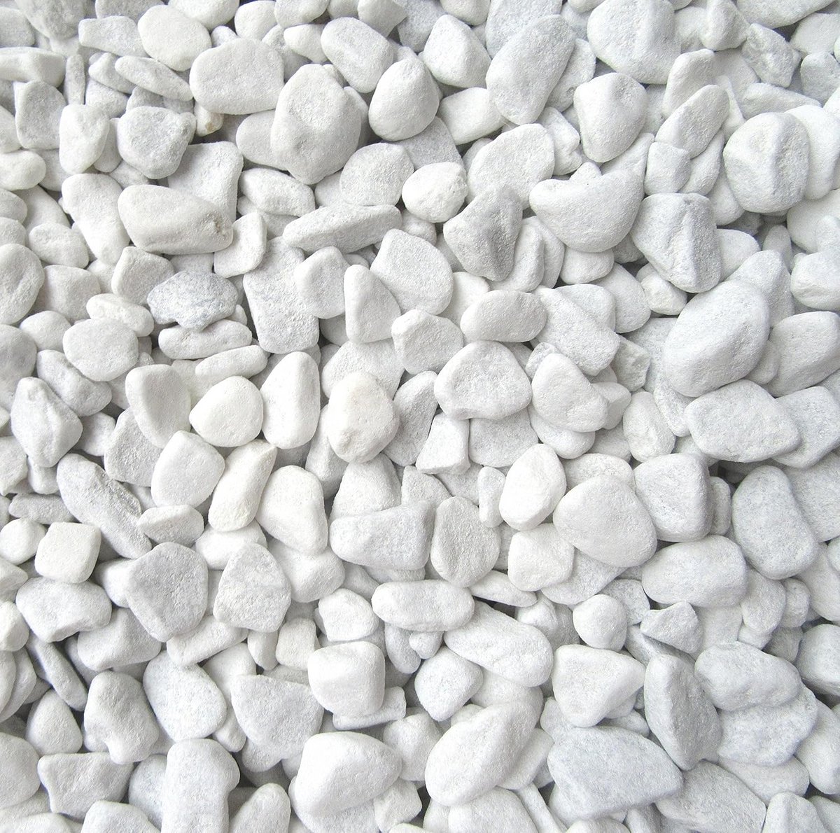 Decoratieve Witte Stenen 7-15 mm voor Stijlvolle Tuin- en Huishouddecoratie
