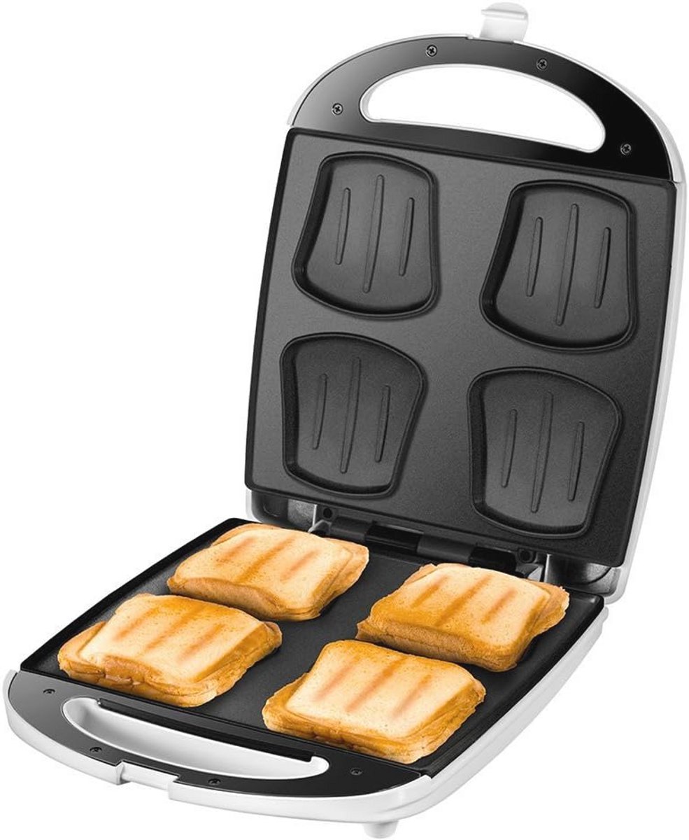 Broodrooster voor 4 sandwiches - Krokken, eenvoudig en snel