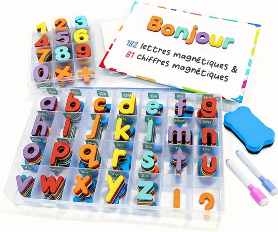 Lettres Magnétiques Tout-petits ABC, Plastique, Majuscules, Réfrigérateur/enfant Symboles (26