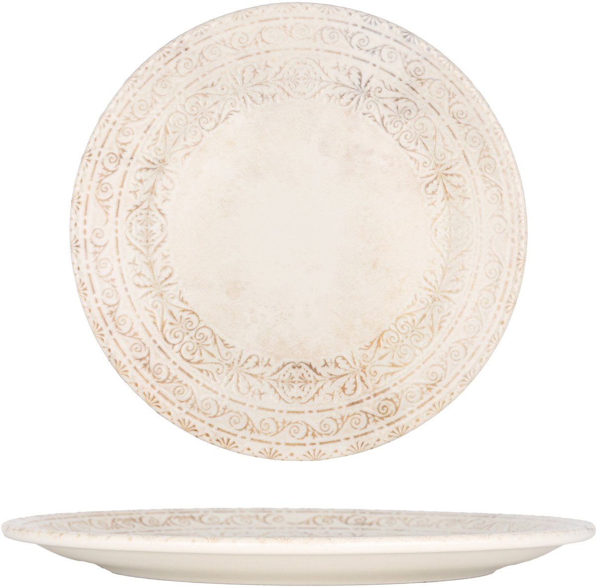 By Bone Dinerbord - Antico - Porselein - 25 cm - set van 6