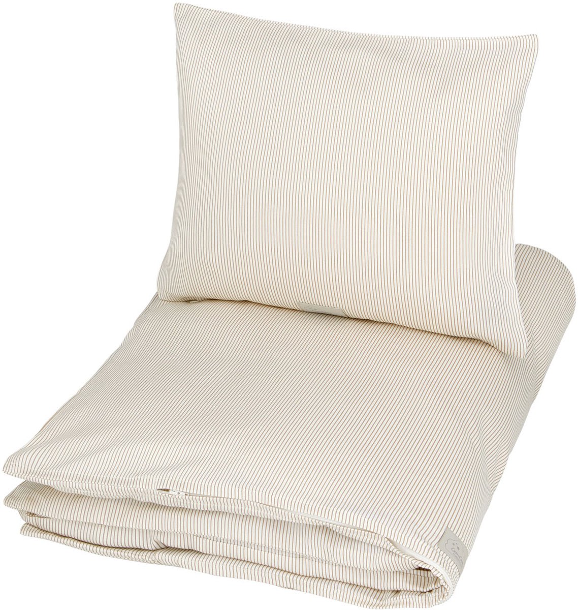 Cam Cam Copenhagen Classic Stripes Dekbedovertrek - 140 x 200 cm - Camel