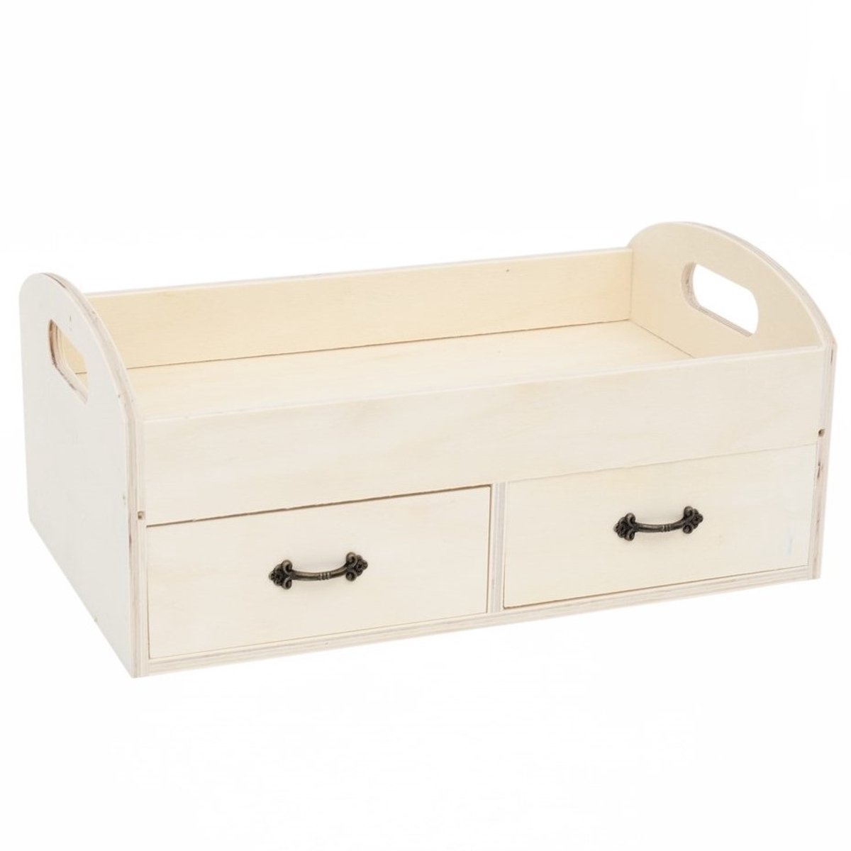 Hobbygroep houten dienblad met lades - creatief speelgoed 35x21x15 cm.