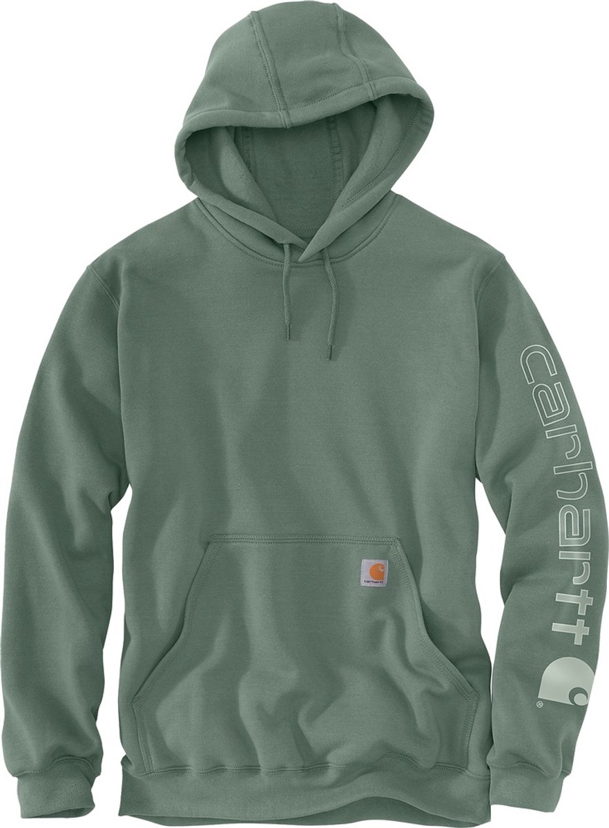 Hoodie Carhartt Men K288 Logo Sweatshirt Slate-L Groen