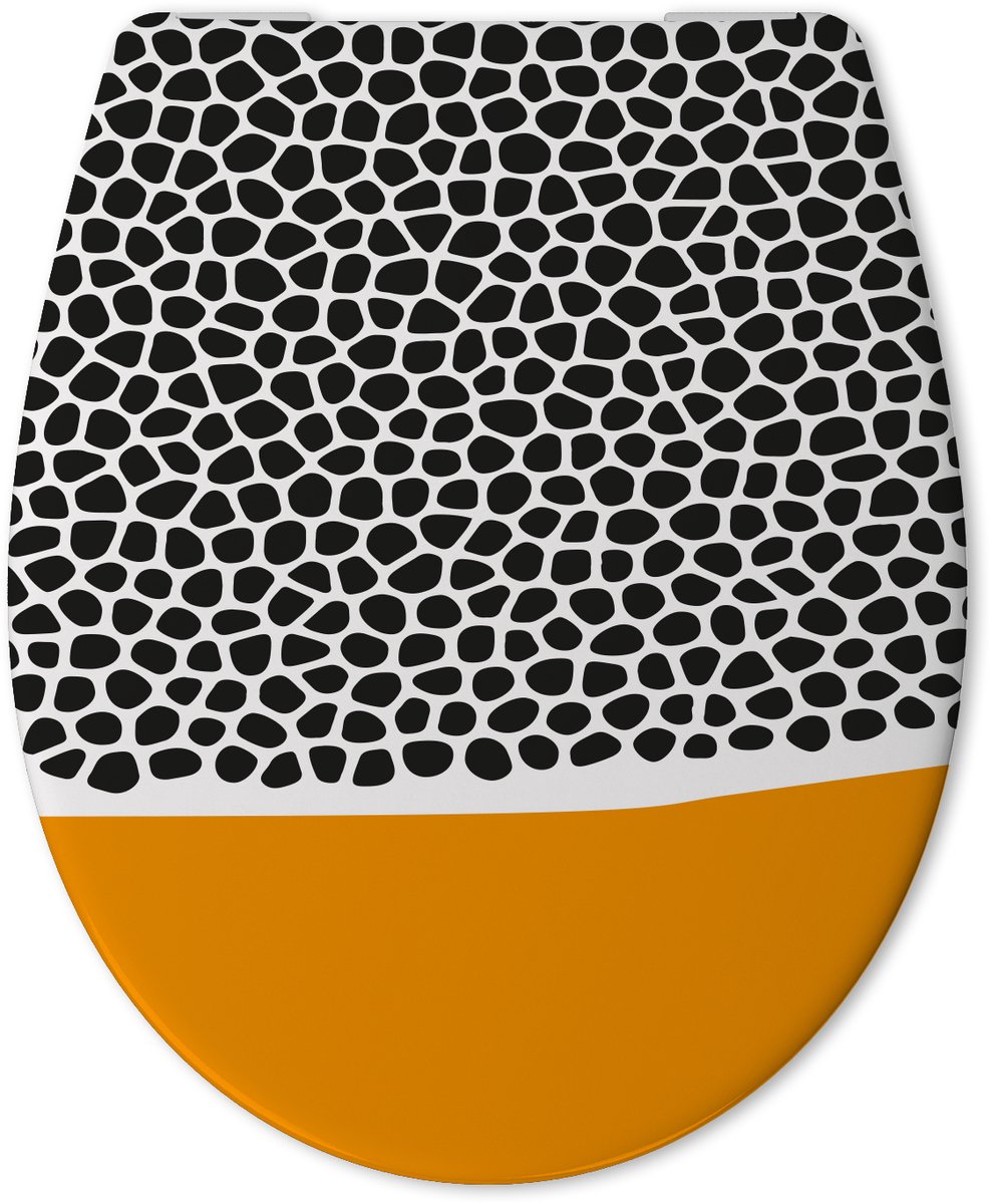 Calmwaters Original Motief - WC-bril - Animal Print - Duroplast - Softclose - Afneembaar