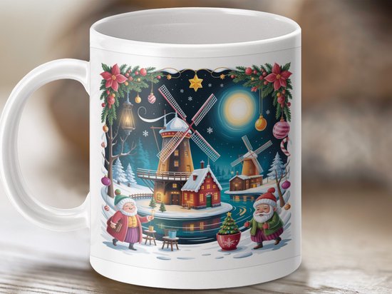 Kerst Sticker Mozaïek Puzzelboek met 12 Unieke Feestelijke Ontwerpen