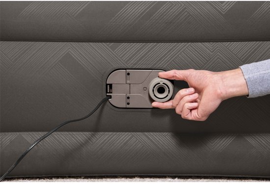 Bestway – Luchtbed – 2-Persoons – 152×203×46 cm – Bruin – Met Ingebouwde Elektrische Pomp – Incl. 3-in-1 Opbergtas - Luchtbed 2 Persoons - Luchtbed Met Pomp - Luchtbed Voor Binnen Gebruik - Luchtbed Met Wave Beam - Luchtbed Voor Gasten — afbeelding 3