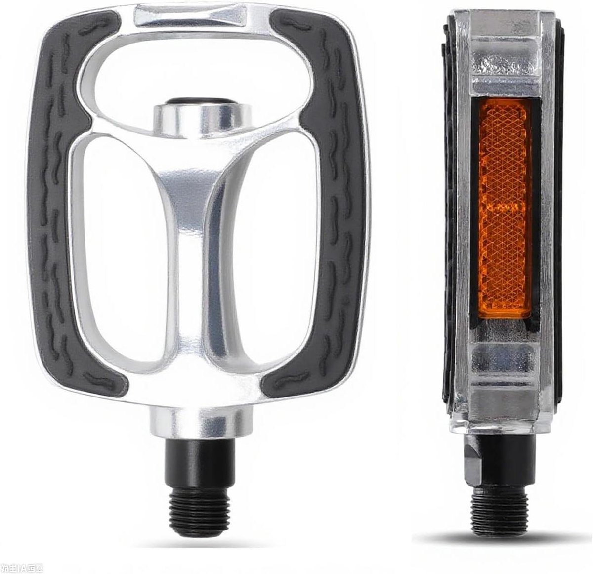 Allecta - Breed Platformpedaal voor Fietsen - Antislip Pedalen voor Trekking en Mountainbike