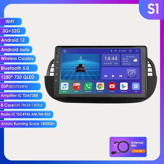 Aramox Autoradio 9,7 Inch – Bluetooth, Navigatie En Touchscreen Voor Chevrolet Cruze J300 (2008-2014)