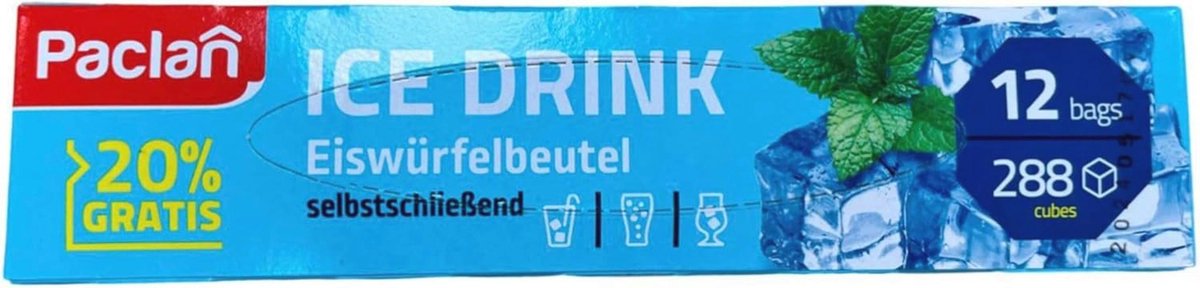 IJsblokjeszakjes 12 stuks - Gemakkelijk ijsblokjes bereiden en opslaan