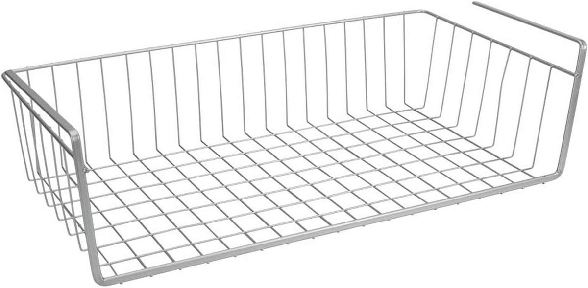 Kastmand 50 cm - Ruimtebesparende Opbergoplossing in Zilver