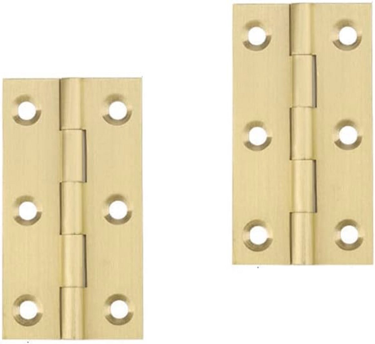 Duurzame Koper Scharnieren voor Deuren en Meubels - 2 Stuks 2.5 Inch
