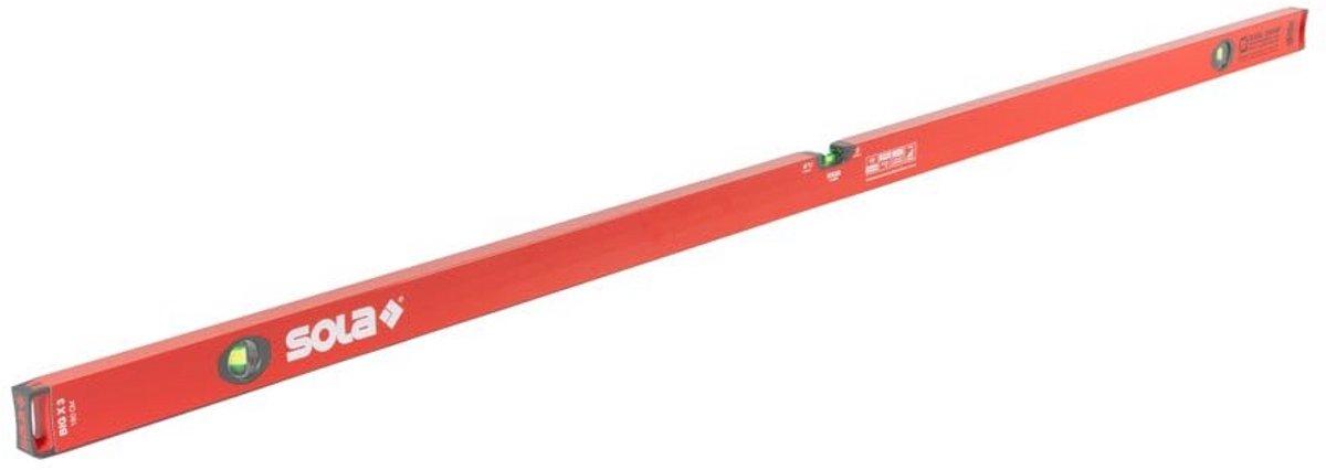 Professionele Waterpas 180 cm met Nauwkeurige Libellen en Temperatuurbestendigheid