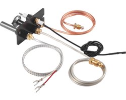 Gas Pilot Montage, OE 10002265, 10002264, SRV10002264 Kachel Gas Pilot Montage, Compatibel Met Natuurlijke Gas & LPG Systemen, Geschikt voor Majestic, Vermont Castings, Temco, Dutchwest, Monessen, Century