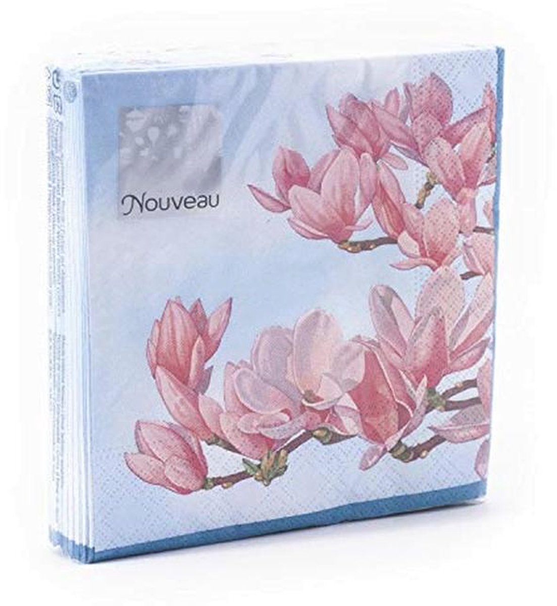 Papieren Servetten - Blauwe Meerkleurige 25x25 cm voor Decoupage en Kunstprojecten