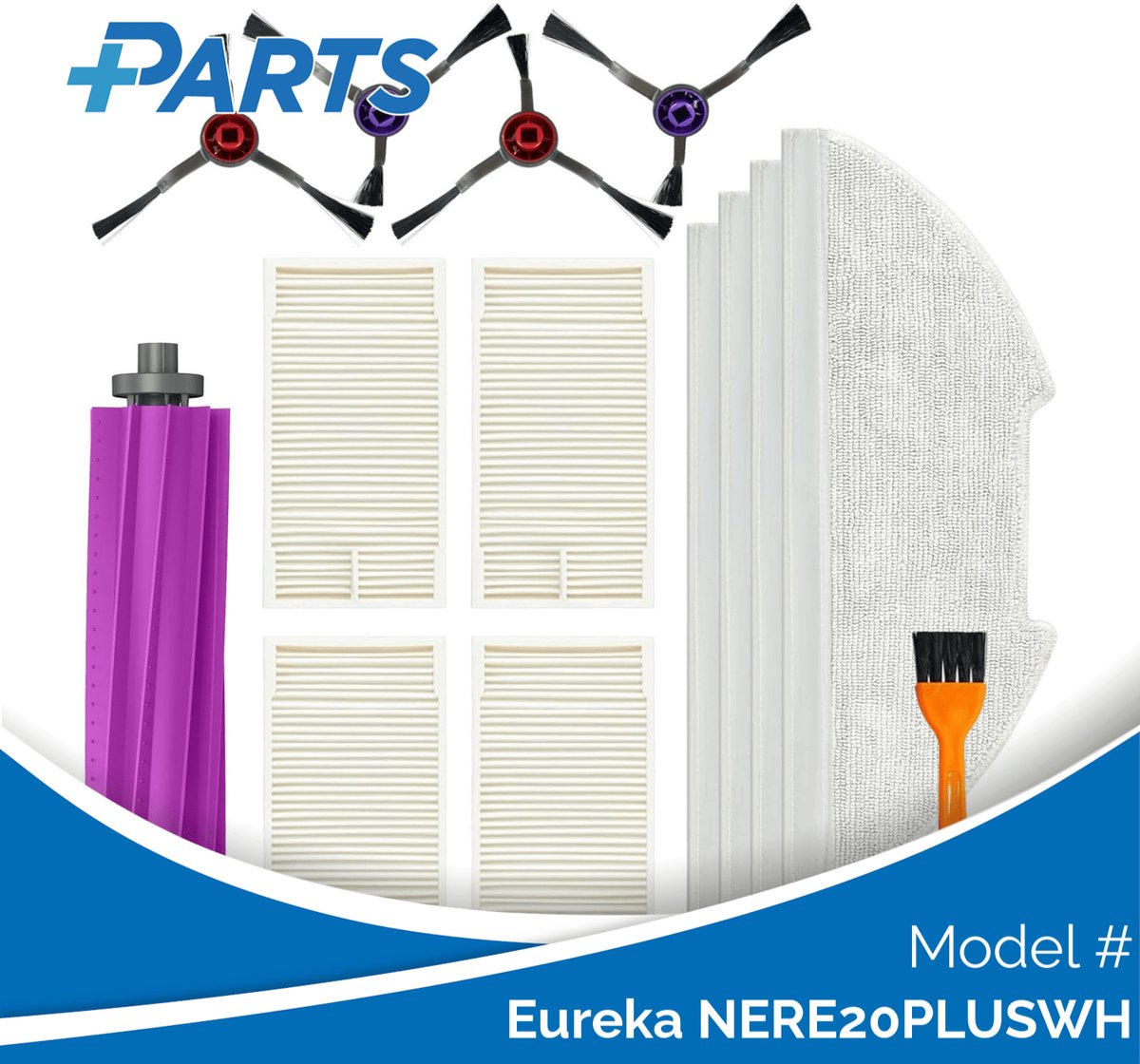 Eureka NERE20PLUSWH Onderhoudsset (Plus.Parts® alternatief voor R056)