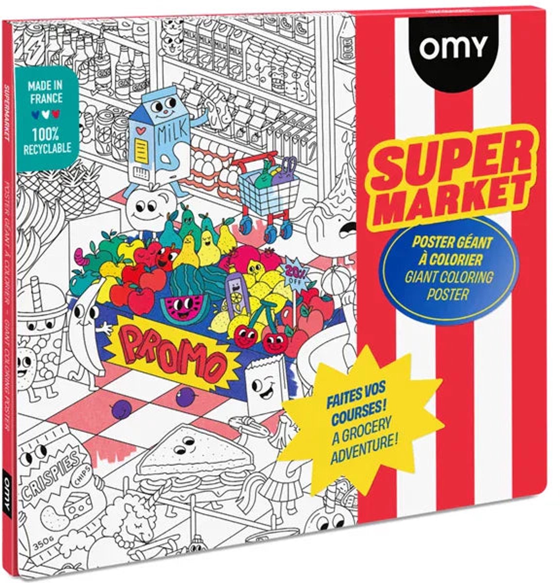 * Omy Gigantische Kleurposter | Supermarkt
