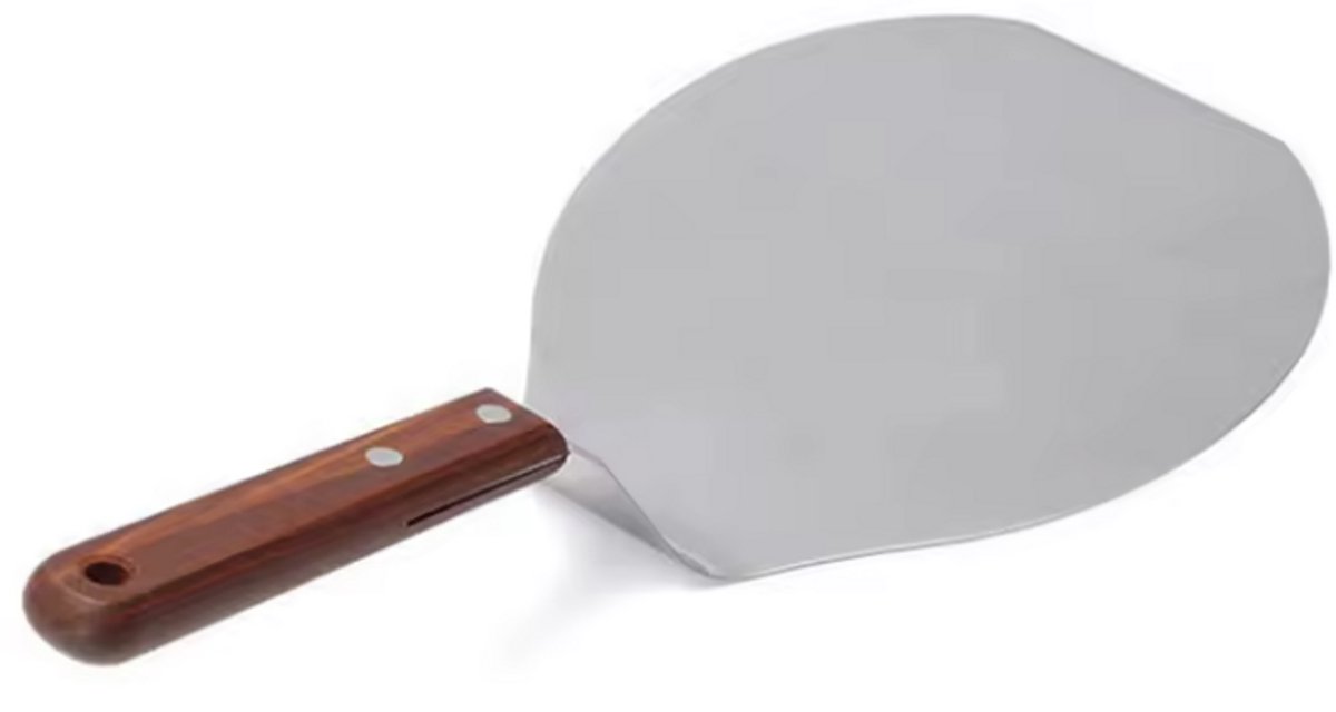 Pizza schep - Pizza shovel - Pizzaschepje - 16CM diameter - Kleine pizza schuif - Perfect voor BBQ of Oven - Taartschep - CHPN