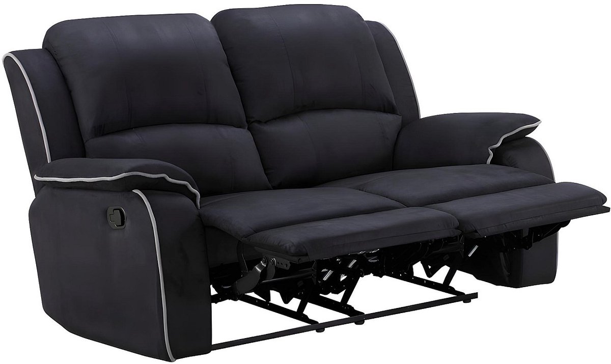 Vente-unique Tweezits relaxbank microvezel HERNANI - zwart