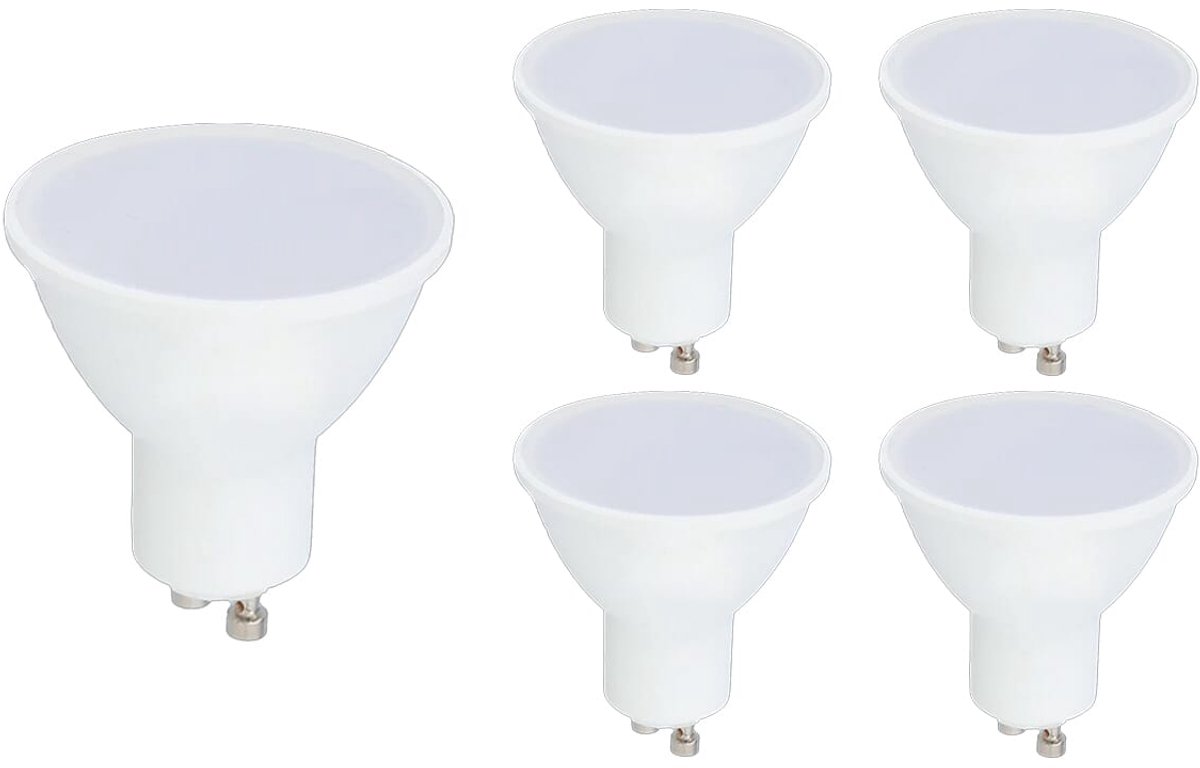 LED line LED Spot GU10 - 3W (vervangt 20W) - 240lm - Ø50mm - 230V - Energiezuinig - 5 stuks
