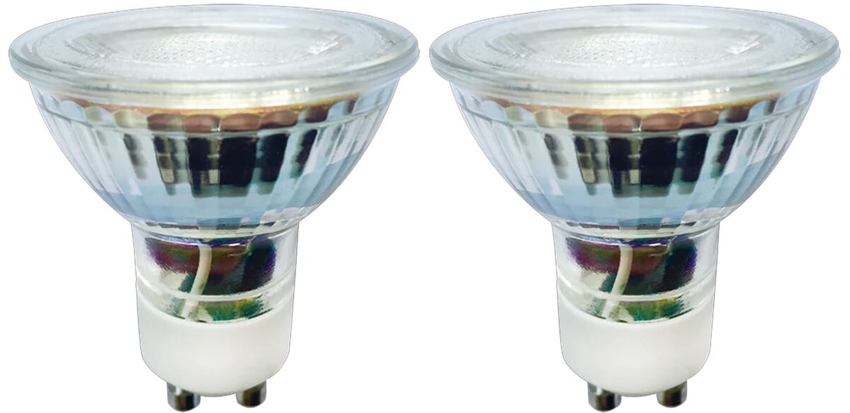 LED line LED Spot GU10 - 5W (vervangt 30W) - 410lm - Ø50mm - 230V - Energiezuinig - 2 stuks