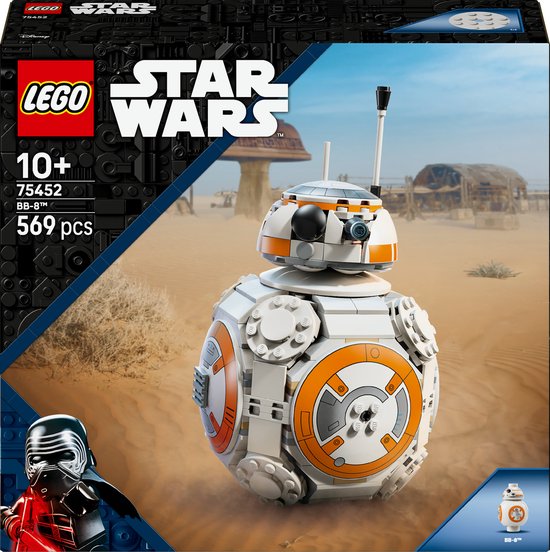 LEGO® Star Wars: The Force Awakens™ BB-8™ Astromech Droid - Bouwspeelgoed voor een Speels Display - Leuke Star Wars™ Decoratie - Cadeau voor Kinderen en Fans Vanaf 10 Jaar - 75452