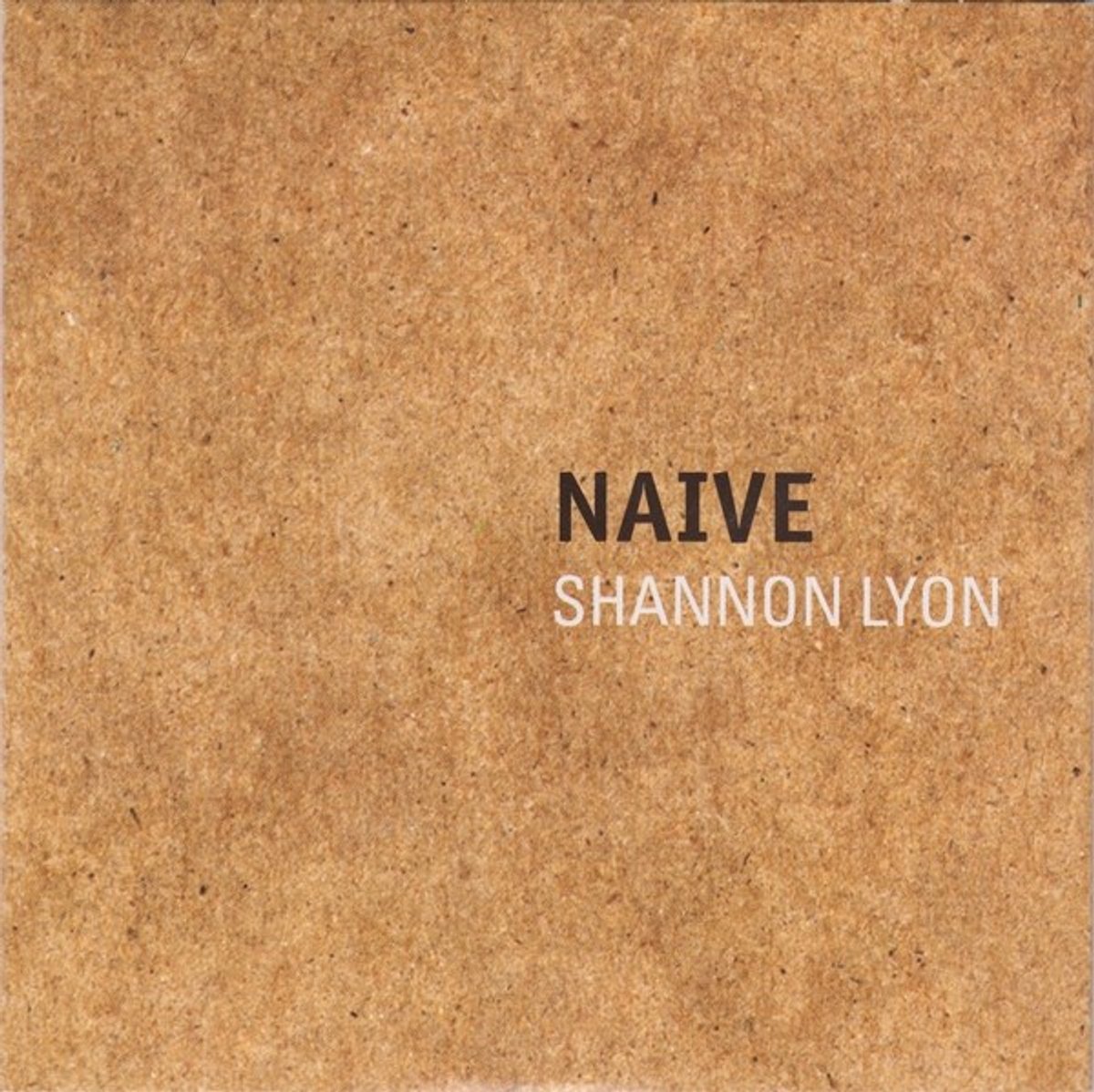 Shannon Lyon - Naive (5" CD Single)