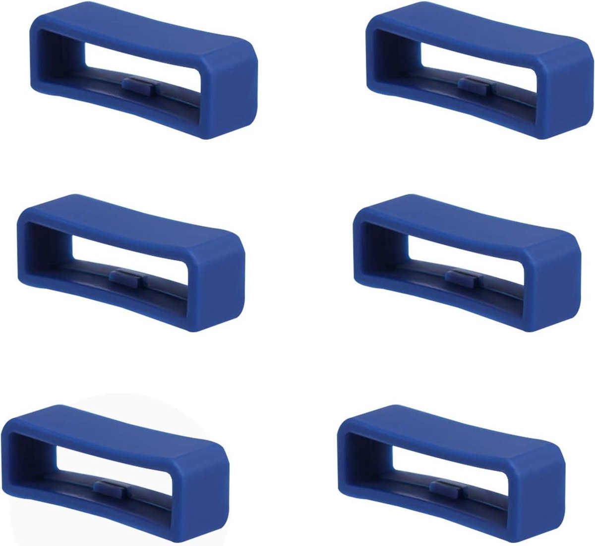 6 Stuks Siliconen Horlogeband Houder Lus - Bevestigingsring voor Polsband Vervanging
