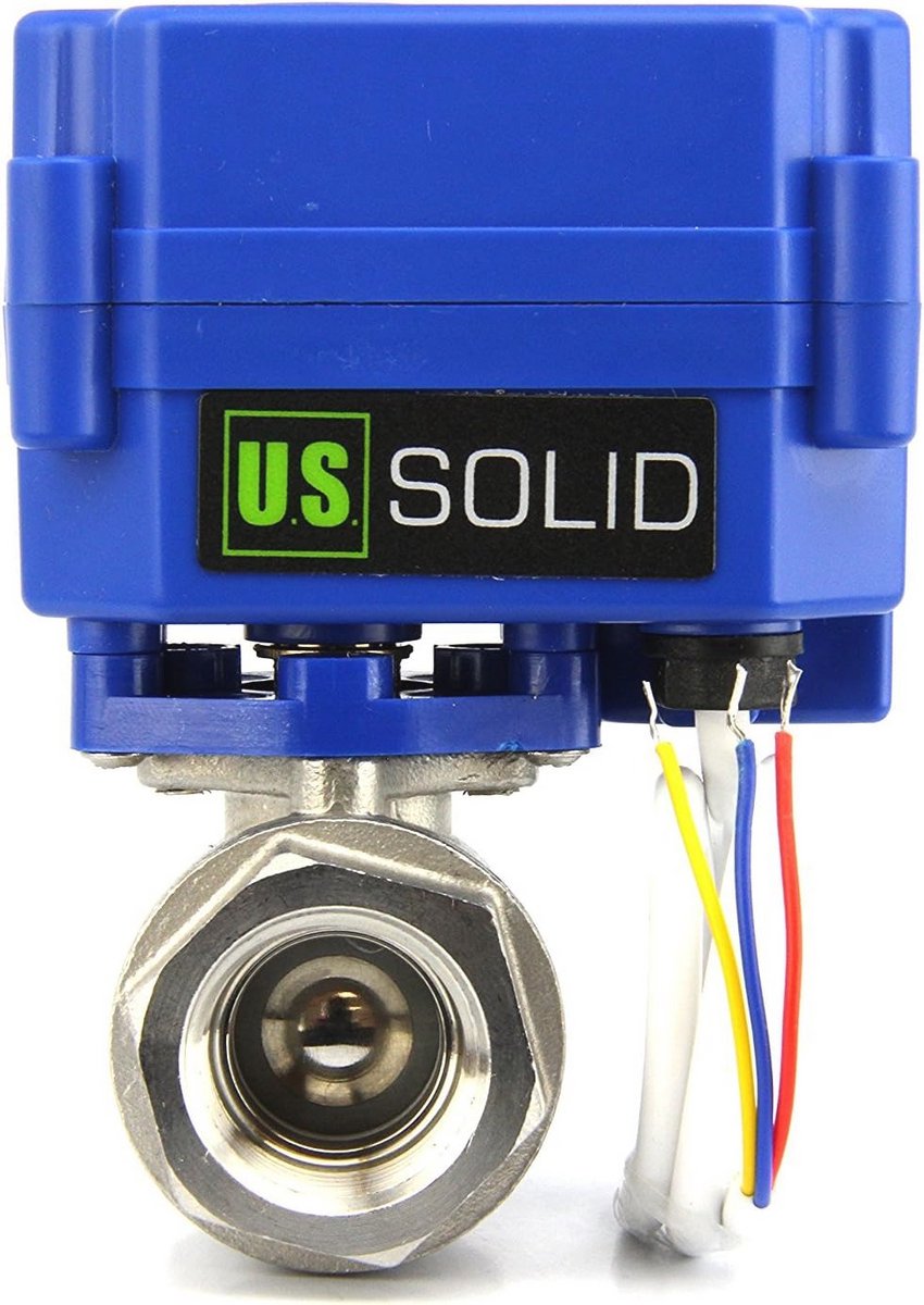 Motorized RVS 2-weg kogelafsluiter 9-24V AC/DC - Elektrische Ventiel voor Huishoudelijk en Industrieel Gebruik