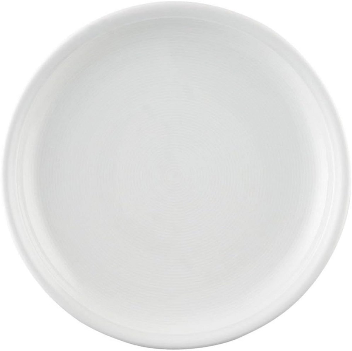 Witte platte borden van porselein - 20 cm in moderne stijl