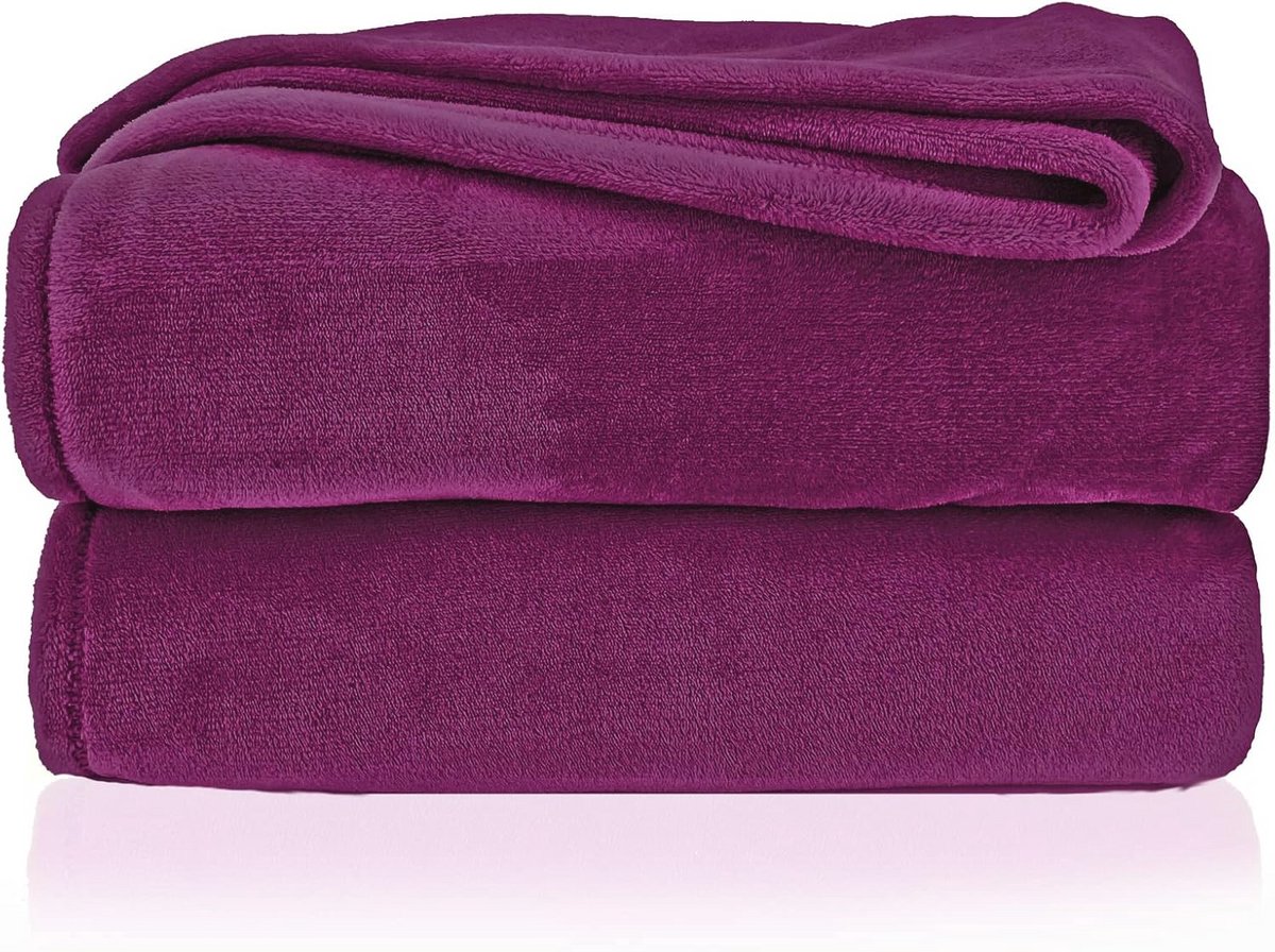 Hoogwaardig Flanellen Knuffeldeken XL - Super Zacht Fleece Deken voor Cozy Warmte