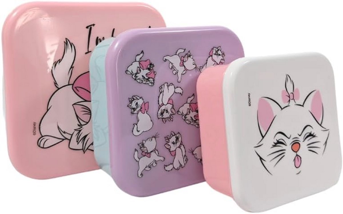 Set van 3 lunchboxen voor kinderen - Ideaal voor school, vakanties en tussendoortjes