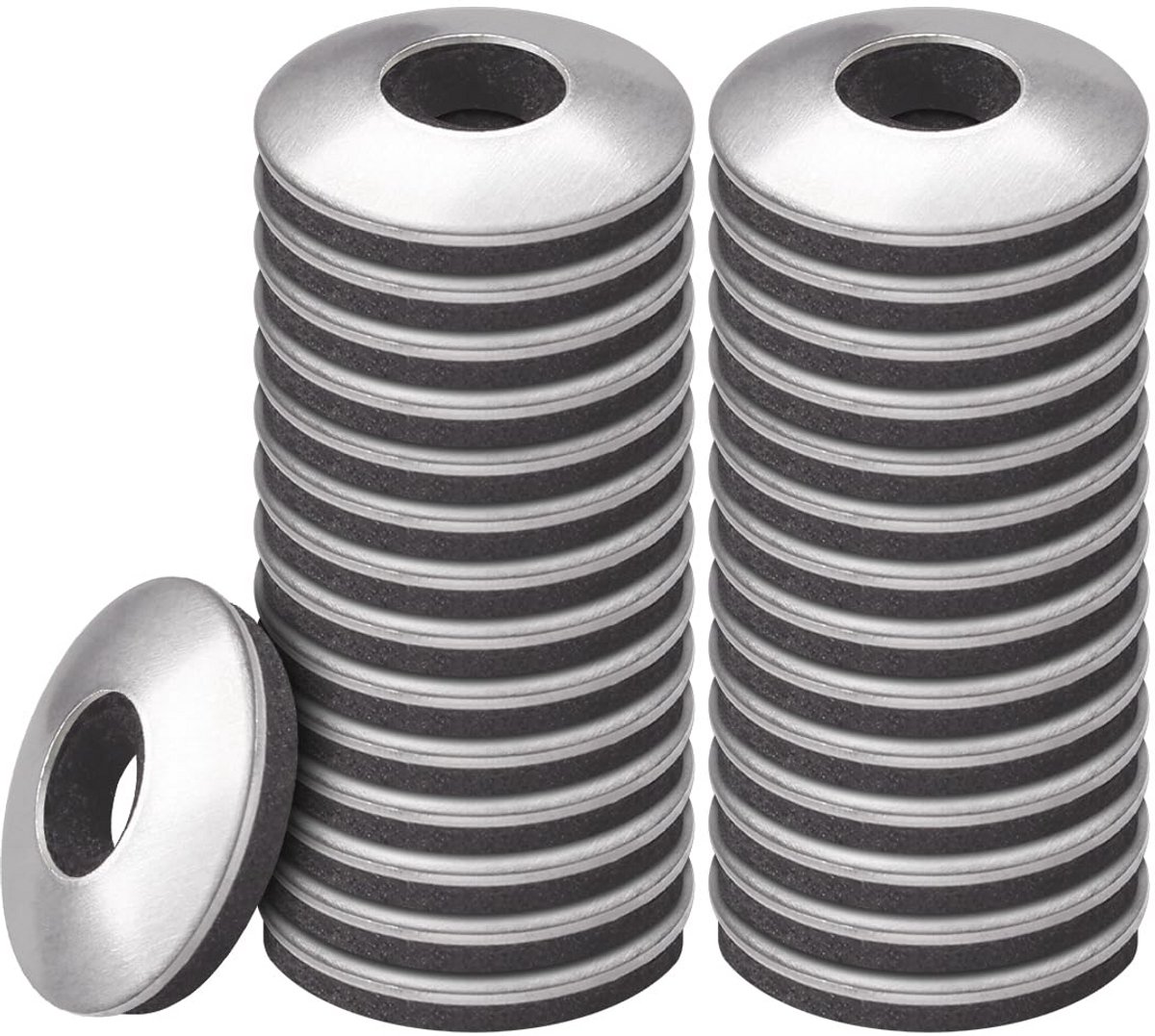EPDM Afdichtringen met Neopreen Coating - Roestvrij Staal, M4,2 x 12 mm, 50 Stuks