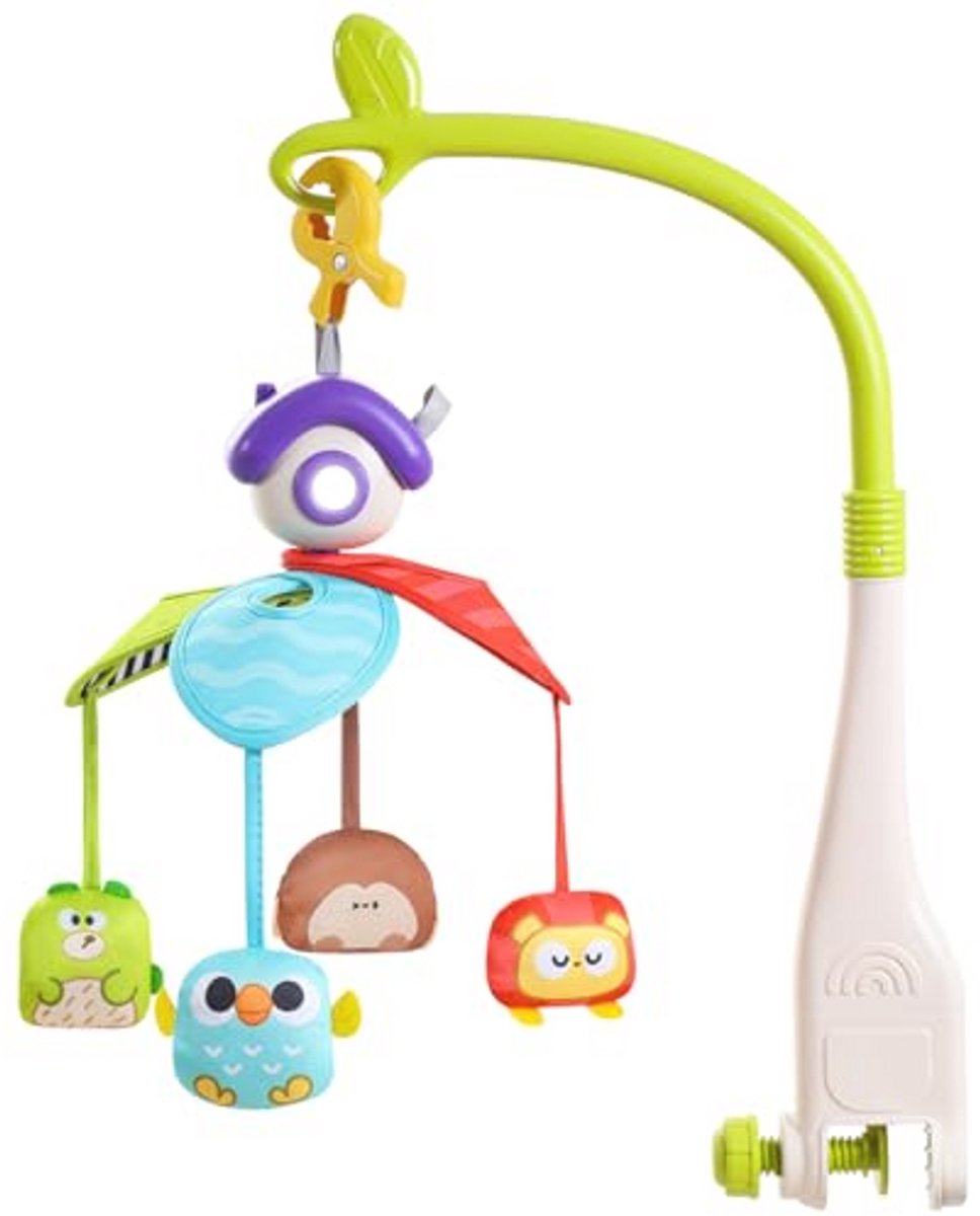 Babymobiel met muziek en licht voor jongens en meisjes vanaf 3 maanden